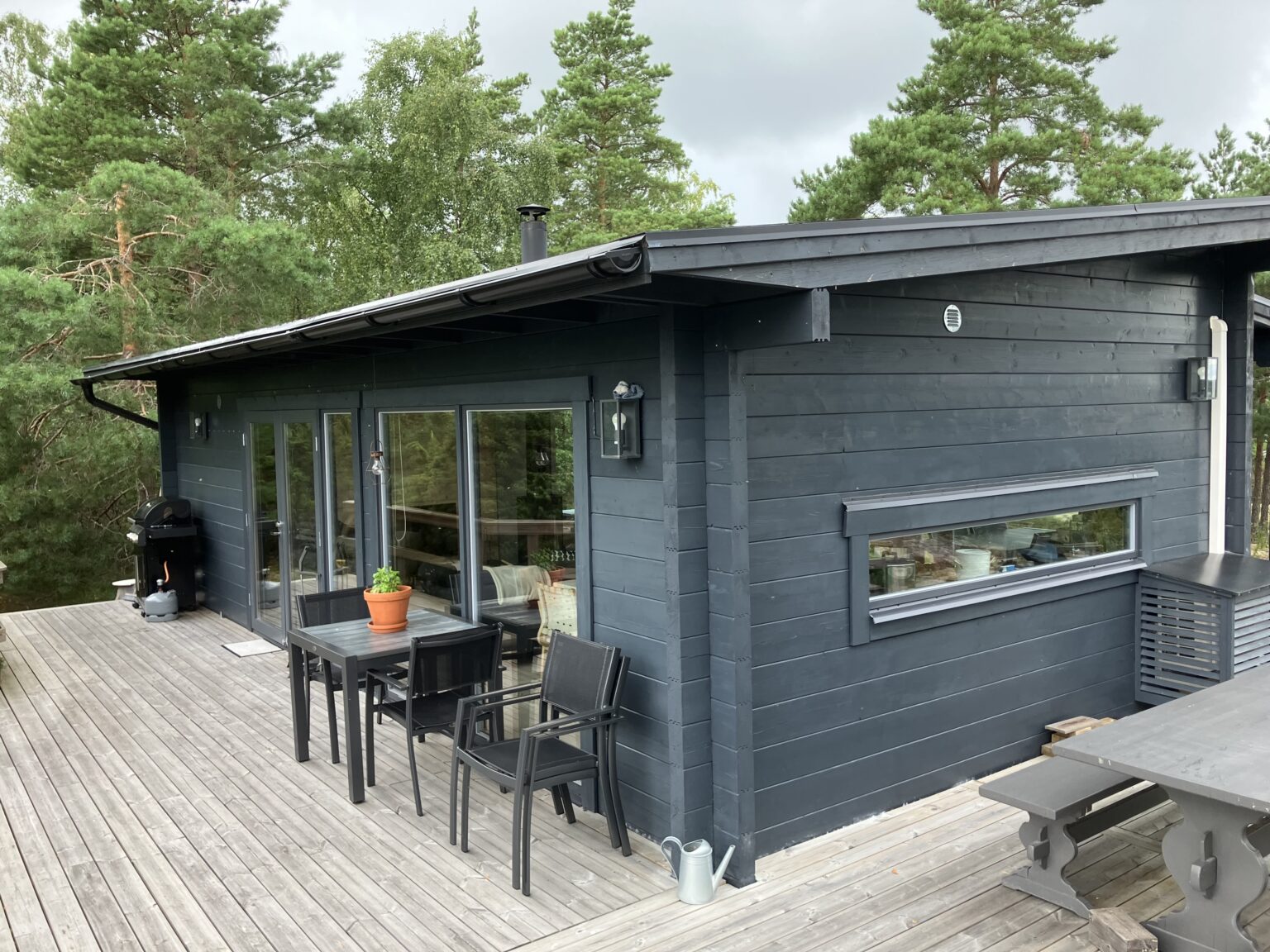 Hirsimökki 40 takaa