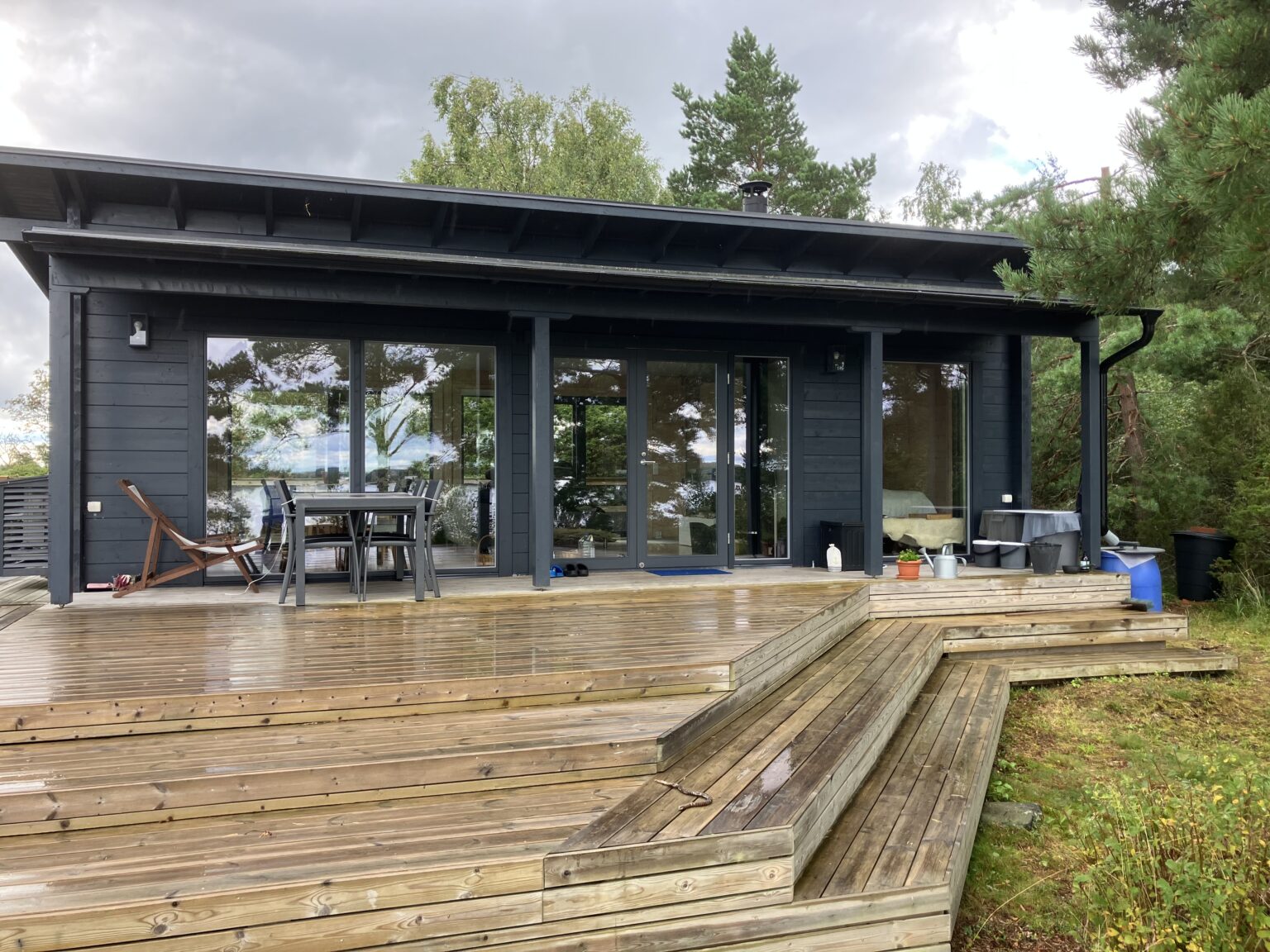 Hirsimökki 40 terassi