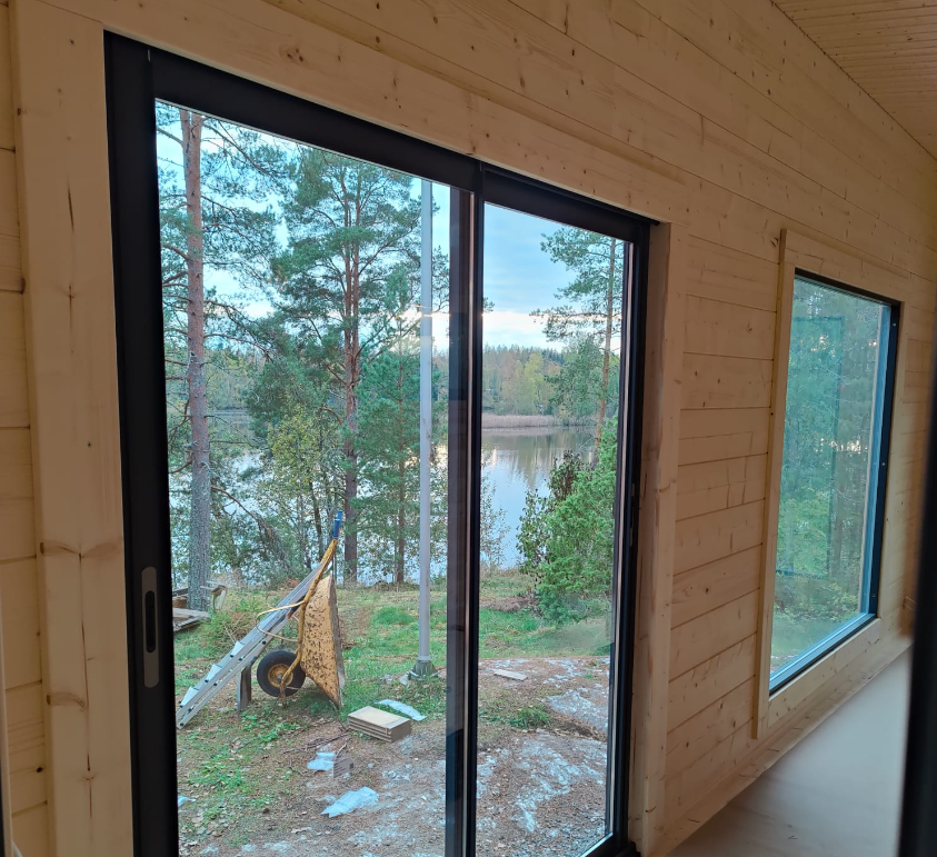 Näkymä saunasta